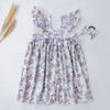 Vestido Karina, Floral Lilás