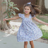 Vestido Karina, Floral Lilás